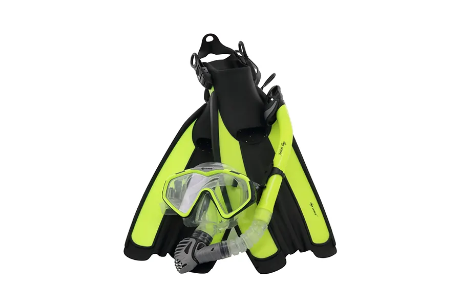 Conjunto de mergulho com snorkel