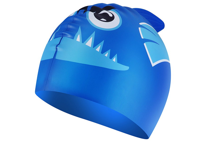 Kids cartoon printed swimming cap OEM